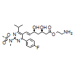 2-Aminoethyl (3R,5S,E)-7-[4-(4-Fluorophenyl)-6-isopropyl-2-(N-methylmethylsulfonamido)pyrimidin-5-yl]-3,5-dihydroxyhept-6-enoate