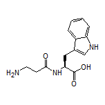 (S)-2-(3-Aminopropanamido)-3-(1H-indol-3-yl)propanoic Acid