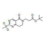 tert-Butyl 3-[2-(Methylsulfonyl)-5-oxo-7,8-dihydropyrido[4,3-d]pyrimidin-6(5H)-yl]propanoate