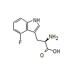 (R)-2-Amino-3-(4-fluoro-1H-indol-3-yl)propanoic Acid