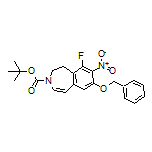 7-(Benzyloxy)-3-Boc-9-fluoro-8-nitro-2,3-dihydro-1H-benzo[d]azepine