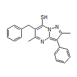 6-Benzyl-2,5-dimethyl-3-phenylpyrazolo[1,5-a]pyrimidine-7-thiol