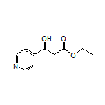 Ethyl (S)-3-Hydroxy-3-(4-pyridyl)propanoate