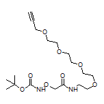 Boc-aminooxy-amide-PEG4-propargyl