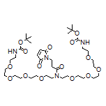 N-Mal-N-bis(PEG4-NH-Boc)