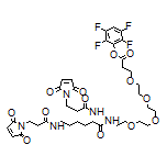 Bis-Mal-Lysine-PEG4-TFP ester