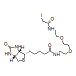 Biotin-PEG2-iodoacetamide