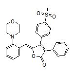 (Z)-4-[4-(Methylsulfonyl)phenyl]-5-(2-morpholinobenzylidene)-3-phenylfuran-2(5H)-one