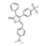 (Z)-5-[4-(Dimethylamino)benzylidene]-4-[4-(methylsulfonyl)phenyl]-3-phenylfuran-2(5H)-one