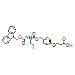 3-[4-[[[(2S,3S)-2-(Fmoc-amino)-3-methylpentanoyl]oxy]methyl]phenoxy]propanoic Acid
