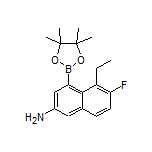3-Amino-8-ethyl-7-fluoronaphthalene-1-boronic Acid Pinacol Ester