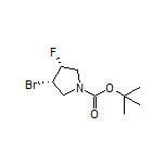 (3S,4R)-3-Bromo-1-Boc-4-fluoropyrrolidine