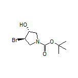 (3R,4R)-4-Bromo-1-Boc-pyrrolidin-3-ol