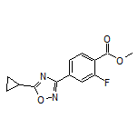 Methyl 4-(5-Cyclopropyl-1,2,4-oxadiazol-3-yl)-2-fluorobenzoate