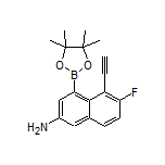 (3-Amino-8-ethynyl-7-fluoronaphthalen-1-yl)boronic Acid Pinacol Ester