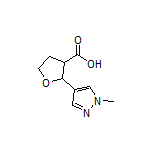 2-(1-Methyl-1H-pyrazol-4-yl)tetrahydrofuran-3-carboxylic Acid