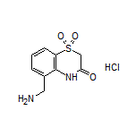 5-(Aminomethyl)-2H-benzo[b][1,4]thiazin-3(4H)-one 1,1-Dioxide Hydrochloride