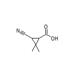 3-Cyano-2,2-dimethylcyclopropanecarboxylic Acid