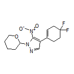 4-(4,4-Difluorocyclohex-1-en-1-yl)-5-nitro-1-(tetrahydro-2H-pyran-2-yl)-1H-pyrazole