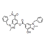1-Benzyl-6-(dimethylcarbamoyl)-2-methyl-1H-benzo[d]imidazol-4-yl 1-Benzyl-4-hydroxy-2-methyl-1H-benzo[d]imidazole-6-carboxylate