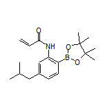 2-Acrylamido-4-isobutylphenylboronic Acid Pinacol Ester