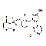 N-[3-[2-Amino-5-(2-chloropyrimidin-4-yl)thiazol-4-yl]-2-fluorophenyl]-2,6-difluorobenzenesulfonamide