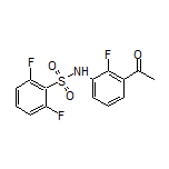 N-(3-Acetyl-2-fluorophenyl)-2,6-difluorobenzenesulfonamide