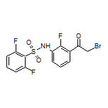N-[3-(2-Bromoacetyl)-2-fluorophenyl]-2,6-difluorobenzenesulfonamide
