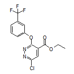 Ethyl 6-Chloro-3-[3-(trifluoromethyl)phenoxy]pyridazine-4-carboxylate
