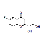 (S)-2-[(S)-1,2-Dihydroxyethyl]-6-fluorochroman-4-one