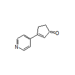 3-(Pyridin-4-yl)cyclopent-2-en-1-one