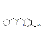 1-Cyclopentyl-N-[[5-(methoxymethyl)-2-pyridyl]methyl]-N-methylmethanamine