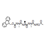[(S)-2-[(S)-2-[(S)-2-(Fmoc-amino)propanamido]propanamido]propanamido]methyl Acetate