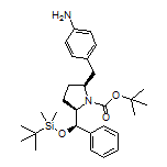 (2S,5R)-1-Boc-2-(4-aminobenzyl)-5-[(R)-[(tert-butyldimethylsilyl)oxy](phenyl)methyl]pyrrolidine
