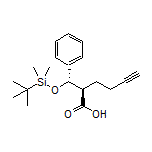 (R)-2-[(S)-[(tert-Butyldimethylsilyl)oxy](phenyl)methyl]hex-5-ynoic Acid