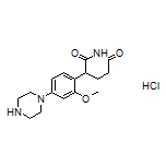 3-[2-Methoxy-4-(1-piperazinyl)phenyl]piperidine-2,6-dione Hydrochloride