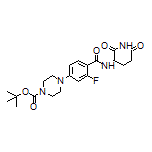1-Boc-4-[4-[(2,6-dioxopiperidin-3-yl)carbamoyl]-3-fluorophenyl]piperazine
