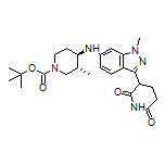 1-Boc-(3R,4R)-4-[[3-(2,6-dioxo-3-piperidyl)-1-methyl-6-indazolyl]amino]-3-methylpiperidine