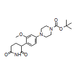 1-Boc-4-[4-(2,6-dioxo-3-piperidyl)-3-methoxyphenyl]piperazine