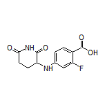 4-[(2,6-Dioxopiperidin-3-yl)amino]-2-fluorobenzoic Acid