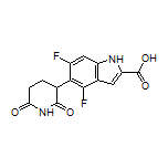 5-(2,6-Dioxopiperidin-3-yl)-4,6-difluoro-1H-indole-2-carboxylic Acid