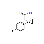 2-[1-(4-Fluorophenyl)cyclopropyl]acetic Acid