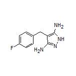 4-(4-Fluorobenzyl)-1H-pyrazole-3,5-diamine