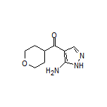 (5-Amino-1H-pyrazol-4-yl)(tetrahydro-2H-pyran-4-yl)methanone