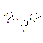 3-(6-Methyl-5-oxo-2,6-diazaspiro[3.4]octan-2-yl)phenyl-5-d1-boronic Acid Pinacol Ester