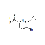 3-Bromo-2-cyclopropyl-6-(trifluoromethyl)pyridine