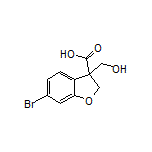 6-Bromo-3-(hydroxymethyl)-2,3-dihydrobenzofuran-3-carboxylic Acid
