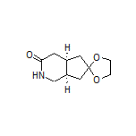 (4aR,7aR)-Hexahydrospiro[cyclopenta[c]pyridine-6,2’-[1,3]dioxolan]-3(4H)-one