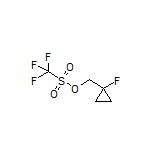 (1-Fluorocyclopropyl)methyl Trifluoromethanesulfonate