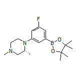 (R)-3-(2,4-Dimethylpiperazin-1-yl)-5-fluorophenylboronic Acid Pinacol Ester